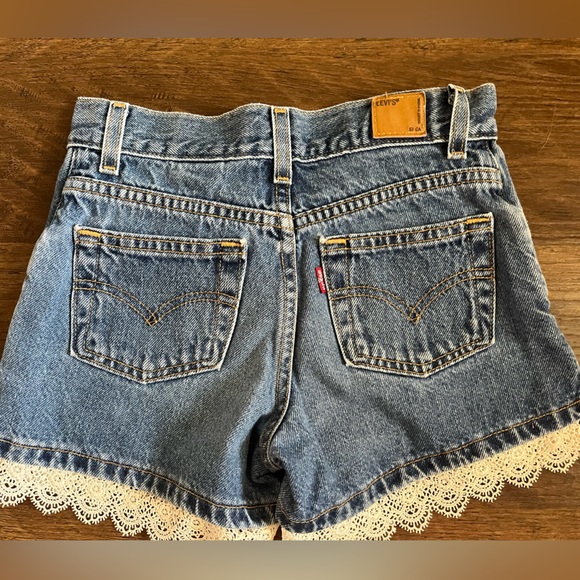Up cycled Levi denim shorts - Picture 1 of 2